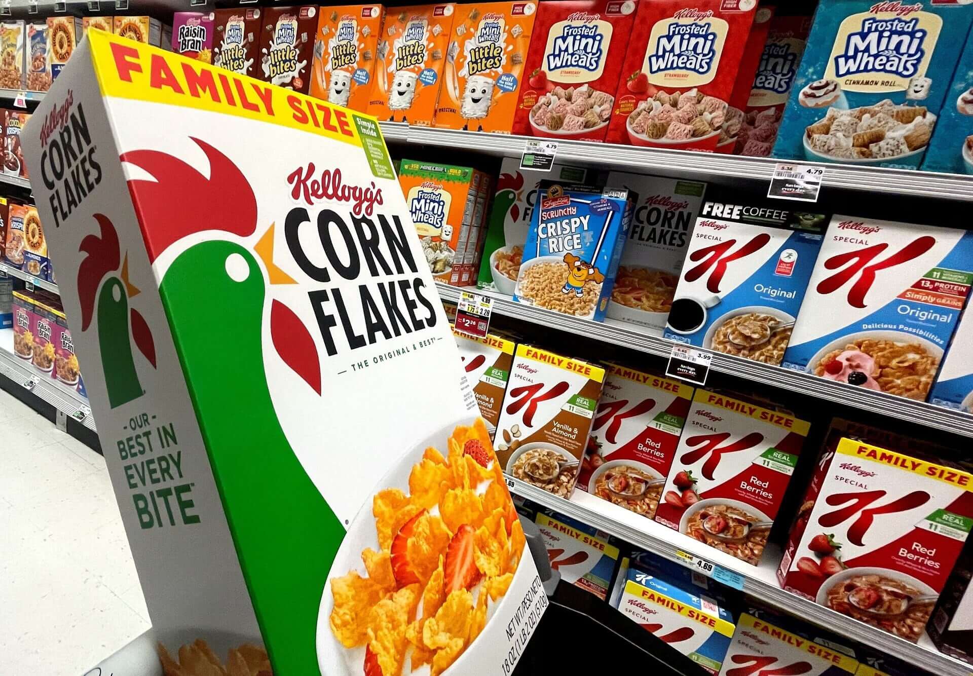 WK Kellogg’un üçüncü çeyrek kârı beklentiyi aştı ancak gelirleri düştü