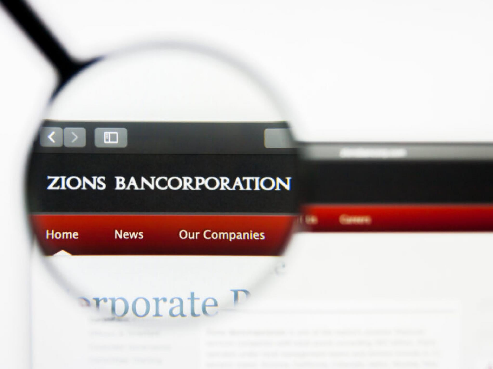 Zions Bancorp ilk çeyrekte beklentilerin altında kaldı
