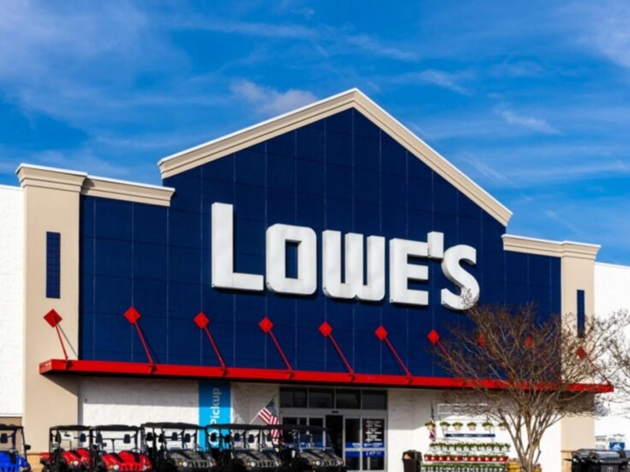 Lowe’s ilk çeyrek sonuçlarını açıkladı
