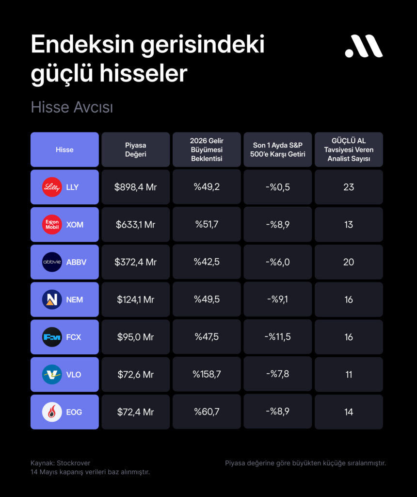 Hisse avcısı #124: Endeksin gerisindeki güçlü hisseler